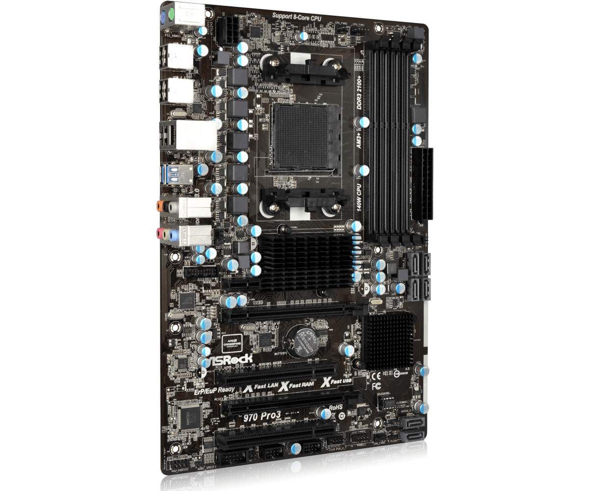 Подключение asrock 970 pro 3